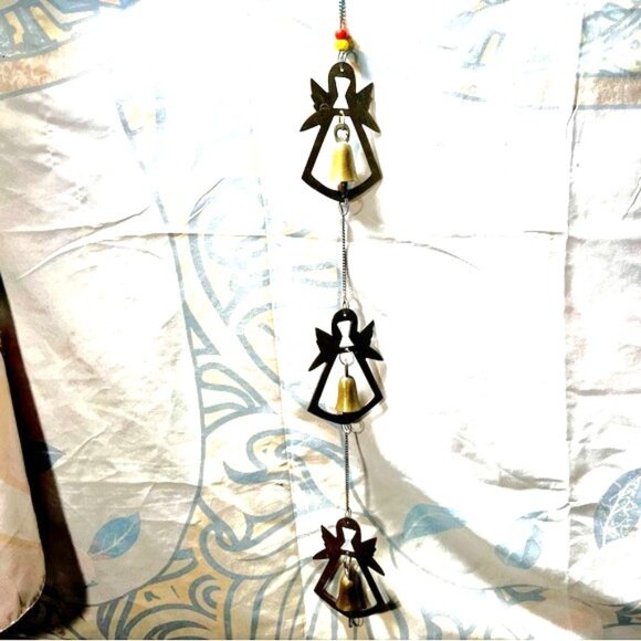 Sarna Brass Angel Wind chime - Picture 1 of 8